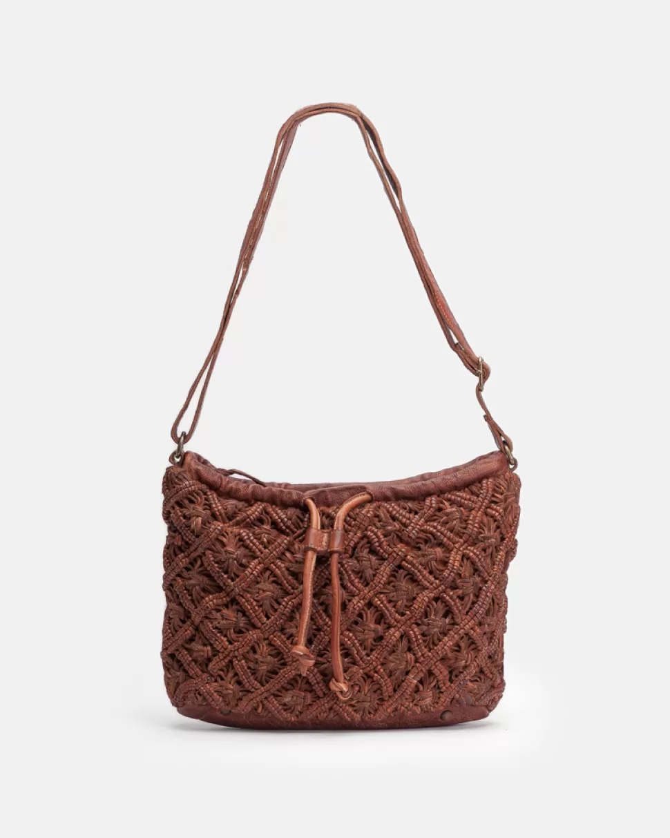 BIBA Leather Cross Bag Foxfield Tan New